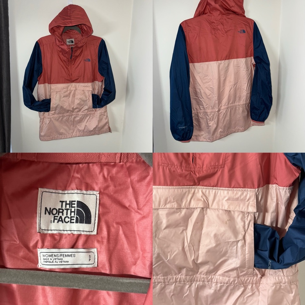 The North Face Coral and Navy Jacket